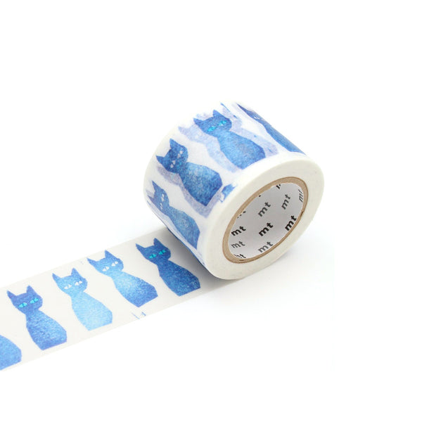 Blue Cats (Wide 35mm) Washi Tape Australia