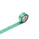 Foil Silver Flakes on Turquoise Washi Tape Australia