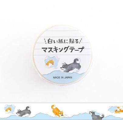 Shiba Dogs Fun - Mind Wave Washi Tape Australia