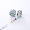 Rainbow on Rainy Day - Round Top Washi Tape Australia