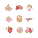 Strawberry Treats - Flake Sticker (Gold Foil Stamping)