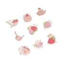 Strawberry Treats - Flake Sticker (Gold Foil Stamping)