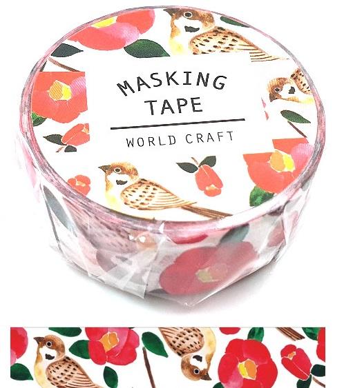 Camellia Sparrows Washi Tape Australia