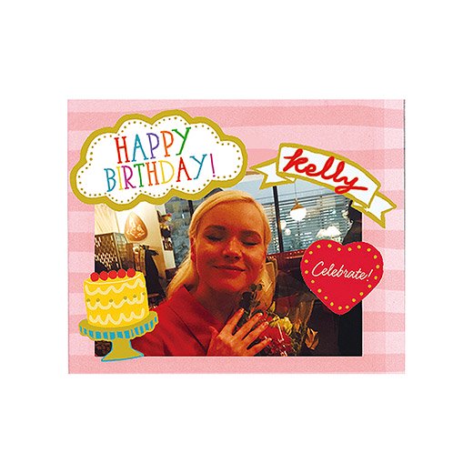 Happy Birthday - Flaky Series Stickers