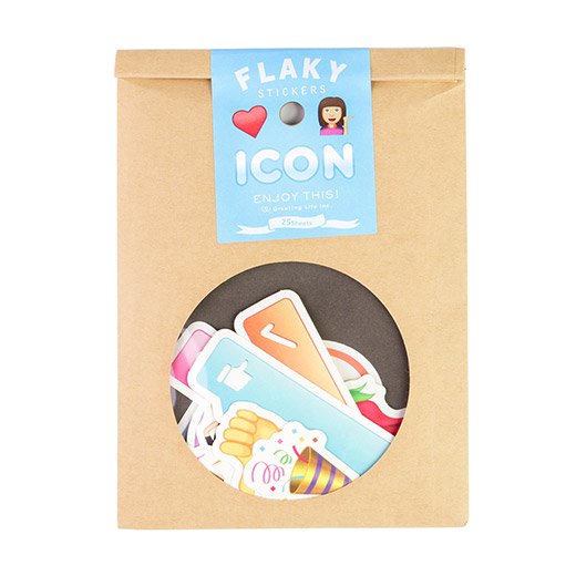 Icons - Flaky Series Stickers