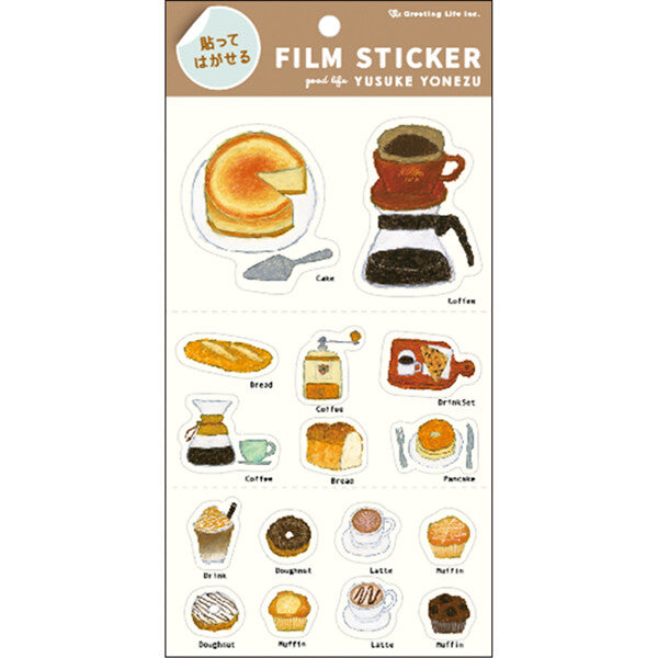 CAFÃ‰ STICKERS - ILLUSTRATED BY YUSUKE YONEZU Washi Tape Australia