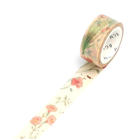 Beige Garden- Foil Washi Tape