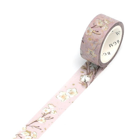 Pink Garden- Foil Washi Tape