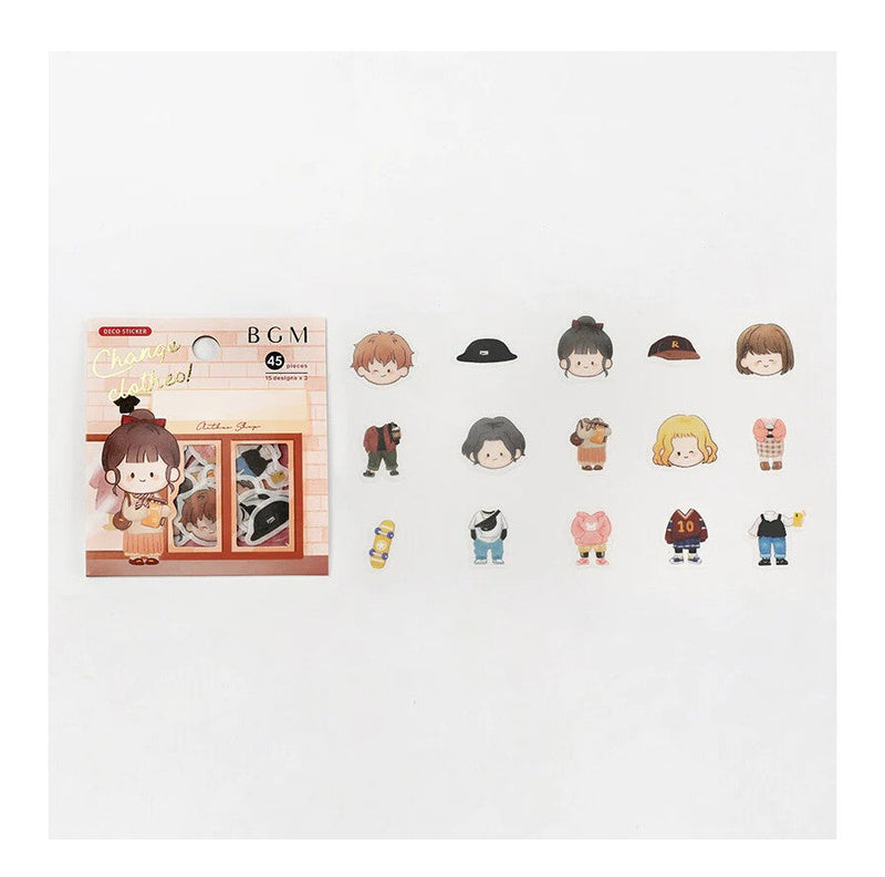 Mix & Match Boy/Girl - Flake Stickers