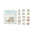 Store Fronts - Flake Sticker (Gold Foil Stamping)