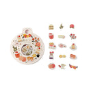 Dessert Wreath - Flake Sticker (Gold Foil Stamping)