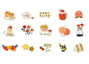 Dessert Wreath - Flake Sticker (Gold Foil Stamping)