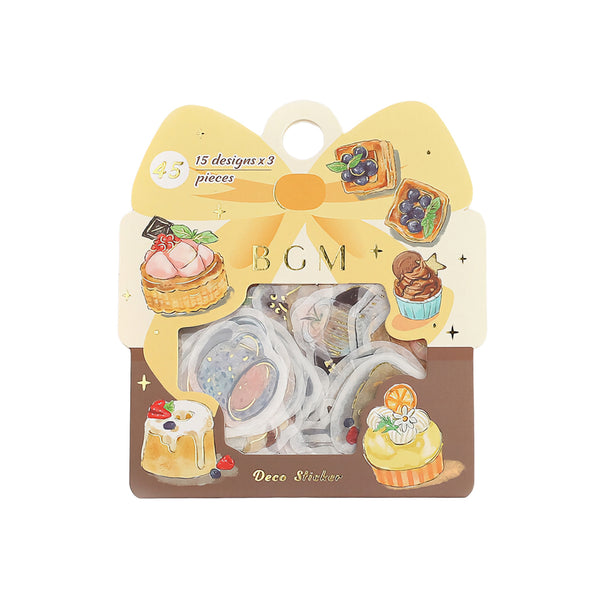 Café Treats - Flake Sticker (Gold Foil Stamping)