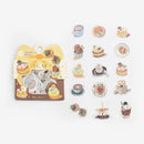 Café Treats - Flake Sticker (Gold Foil Stamping)