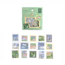 Landscape - Flake Sticker (Gold Foil Stamping)