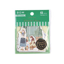 Flower Shop (Little Shop series) - Textured Linen Stickers