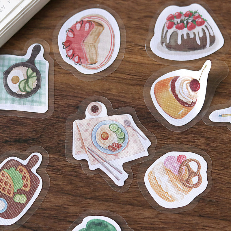 Cake Shop (Little Shop series) - Textured Linen Stickers