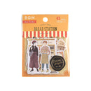 Bread Shop (Little Shop series) - Textured Linen Stickers