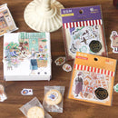 Bread Shop (Little Shop series) - Textured Linen Stickers