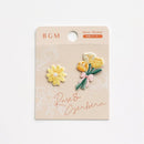 Rose & Gerbera - Embroidery Stickers