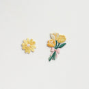 Rose & Gerbera - Embroidery Stickers