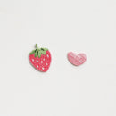 Strawberry & Heart - Embroidery Stickers