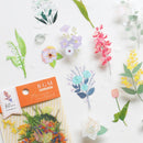 Yellow (Morning Courtyard Series) - Transparent Flake Stickers