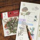 Red (Sunset Garden Series) - Transparent Flake Stickers