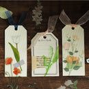 Yellow (Sunset Garden Series) - Transparent Flake Stickers