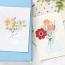 Yellow (Flowers Bloom Series) - Transparent Flake Stickers