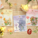 Yellow (Flowers Bloom Series) - Transparent Flake Stickers