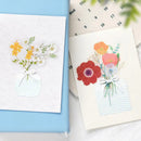 Green (Flowers Bloom Series) - Transparent Flake Stickers