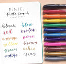 Fude Touch Brush Sign Pen - Dark Blue