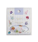 Crystals - Flake Sticker (Gold Foil Stamping)