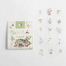 Garden Flowers - Flake Sticker (Gold Foil Stamping)