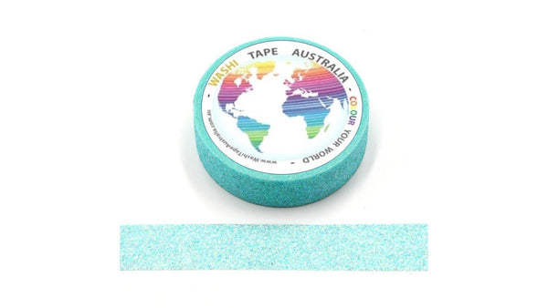 Glitter Turquoise Blue (5m) Washi Tape Australia