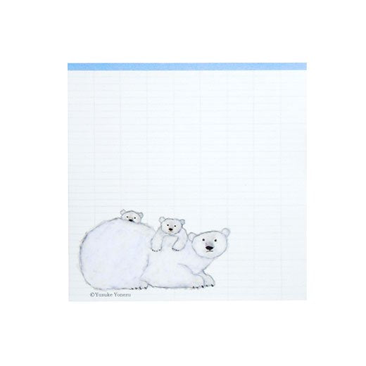 Polar Bear & Cubs - Memo Pad